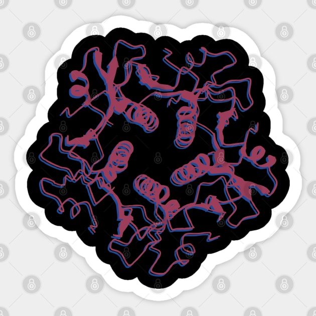 CholeratoxinB pentamer 3d Sticker by RosArt100